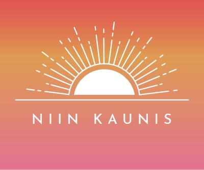 Niin kaunis kuin auringonlasku red organic-boho