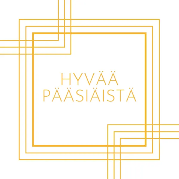 Hyvää pääsiäistä white modern-geometric-&-linear