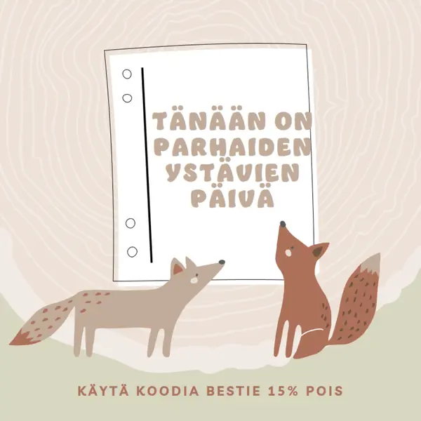 Ystävä todellakin brown whimsical-color-block