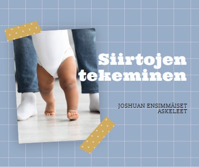 Ulos astuminen blue modern-simple