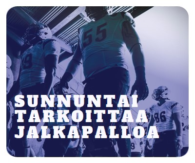 Sunnuntai tarkoittaa jalkapalloa purple modern-bold