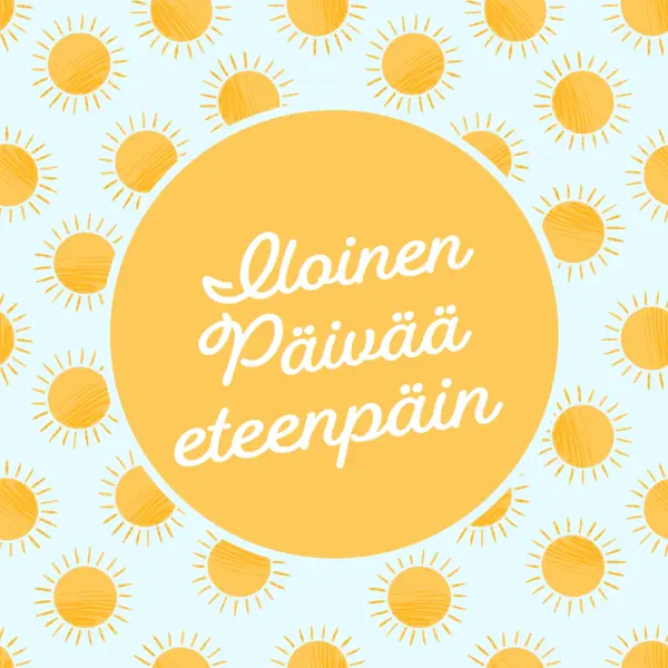 Auringonpilkut yellow whimsical-color-block