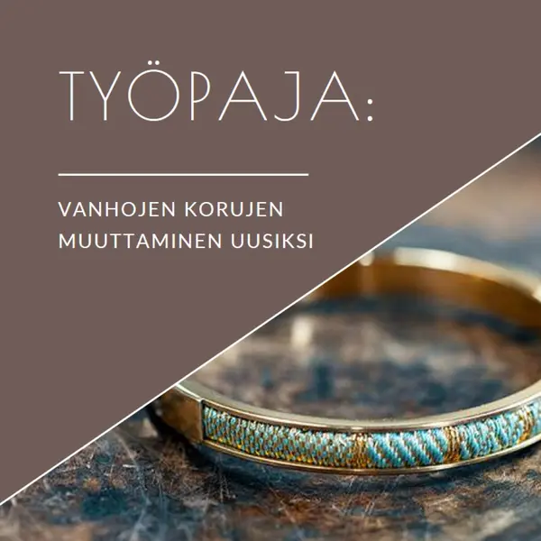 Korutyöpaja brown organic-simple
