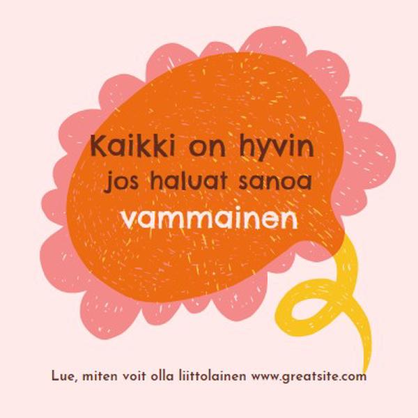 Miten olla liittolainen orange whimsical-color-block