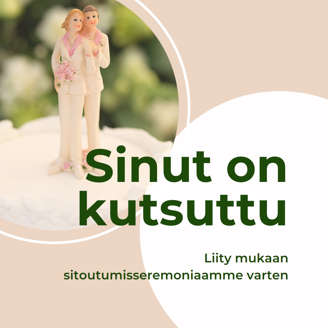 Sinut on kutsuttu sitoutumaan pink modern-simple