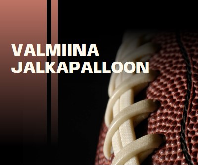 Valmiina jalkapalloon brown modern-simple