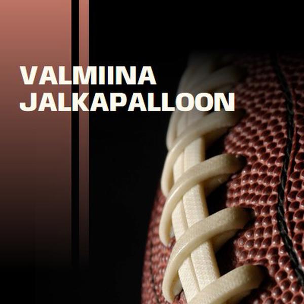 Valmiina jalkapalloon brown modern-simple