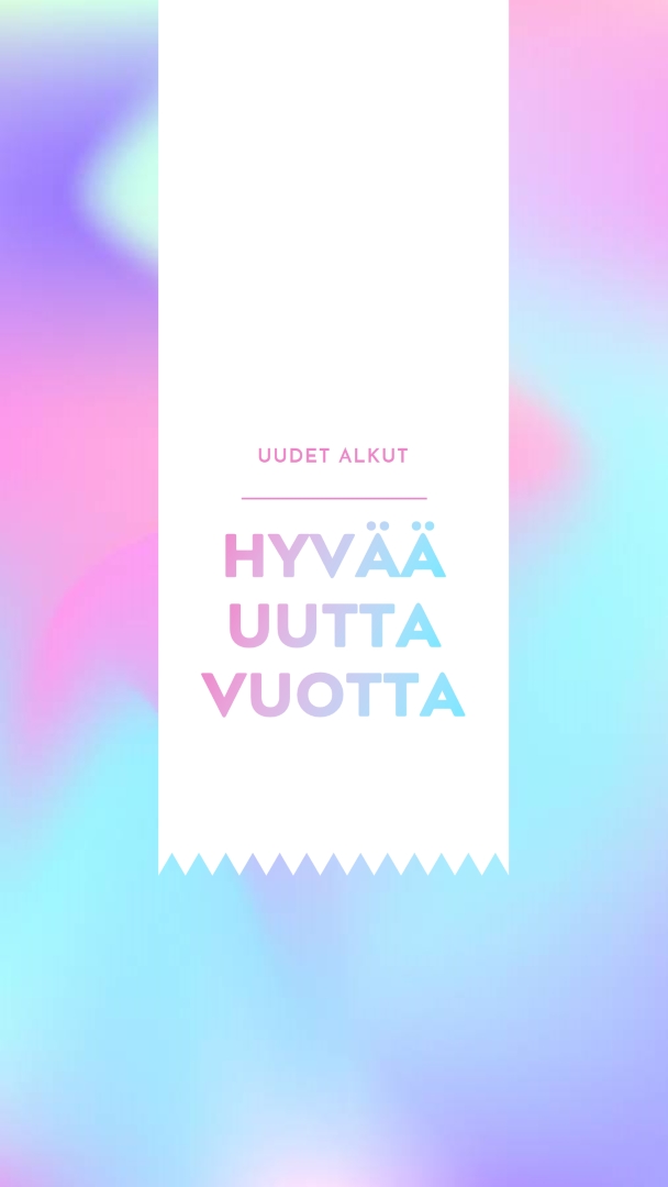 Uusi vuosi, uusia alkuja blue modern-bold