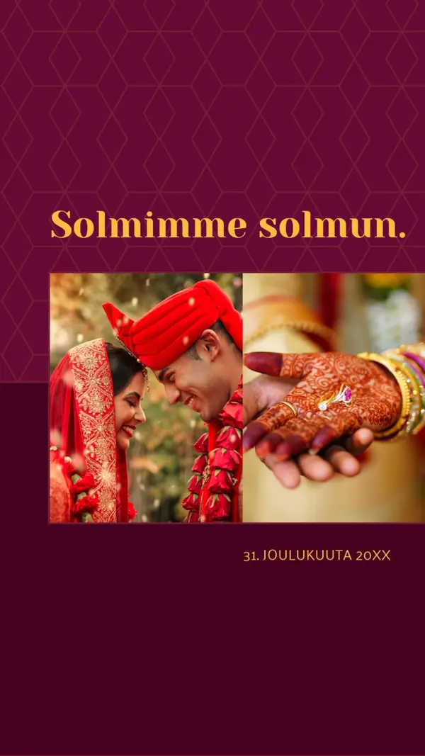 Solmimme solmun. red modern-simple