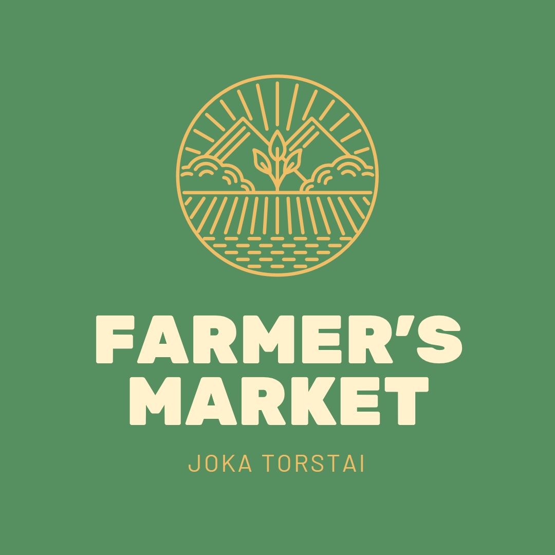 Tule viljelijöiden markkinoille green clean,simple,logo,organic,typographic,rustic