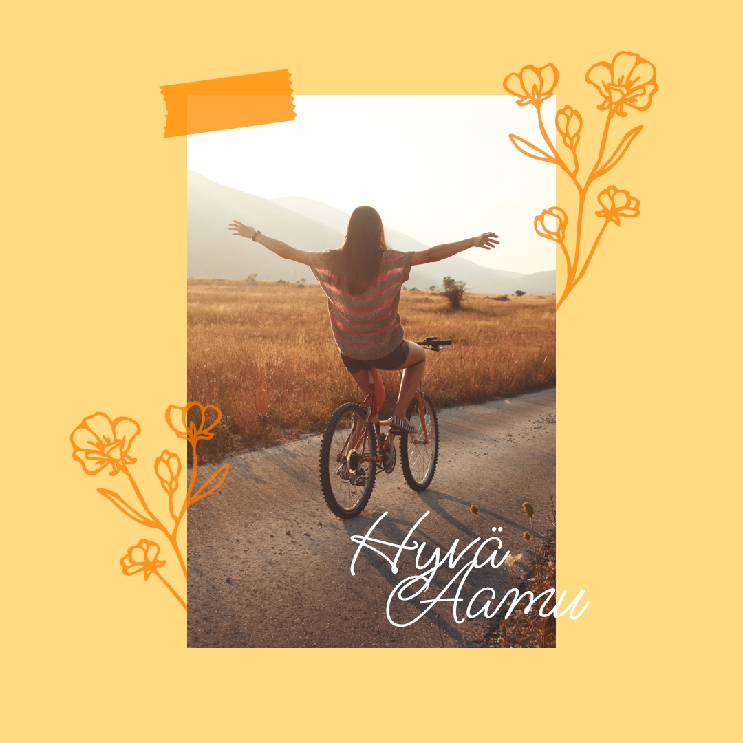 Syleile aamua yellow modern,collage,doodle,scrapbook,floral,hand-drawn