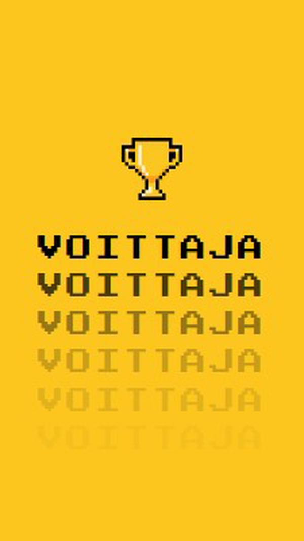 Trophy-elämä yellow vintage-retro