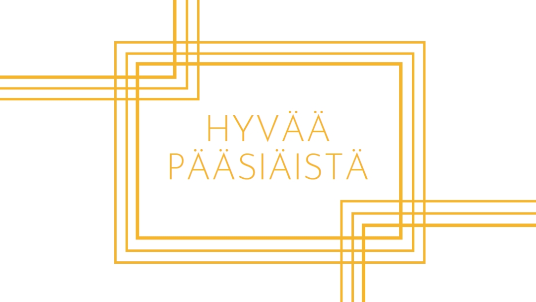 Hyvää pääsiäistä white modern-geometric-&-linear