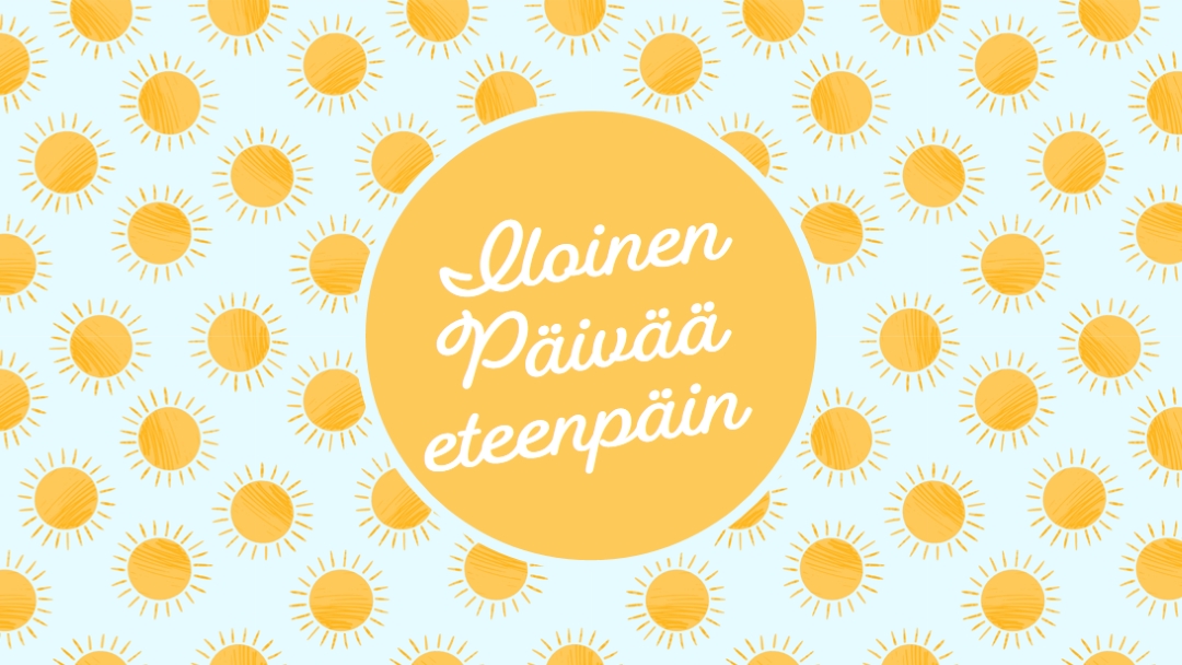 Auringonpilkut yellow whimsical-color-block