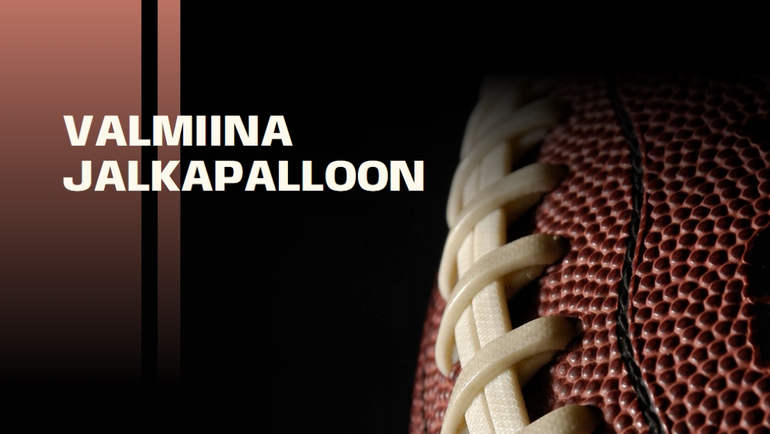 Valmiina jalkapalloon brown modern-simple