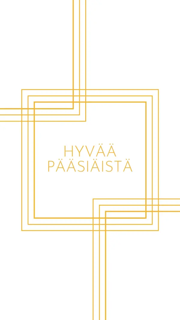 Hyvää pääsiäistä white modern-geometric-&-linear