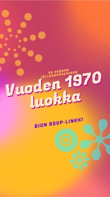 Säteilevä liukuväri red vintage-retro