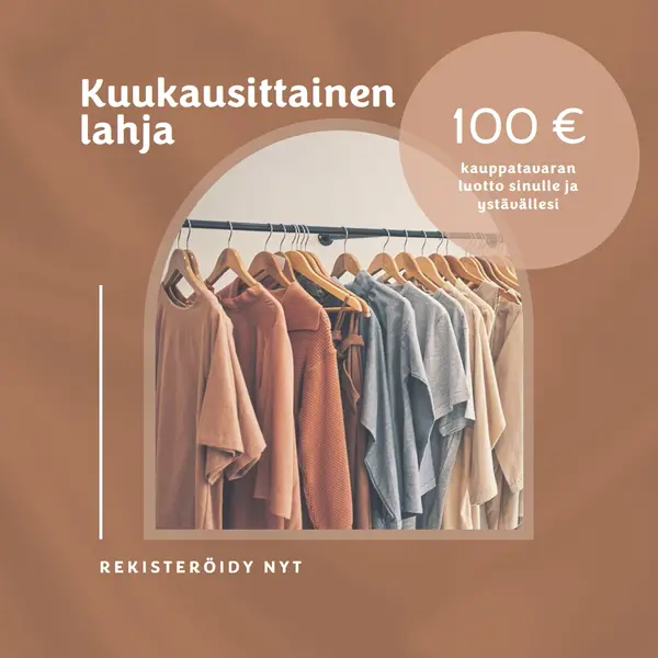 Terrakottatekstiilit brown organic-simple