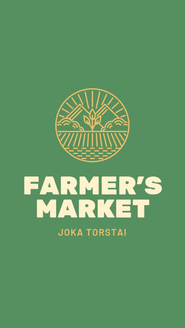 Tule viljelijöiden markkinoille green clean,simple,logo,organic,typographic,rustic