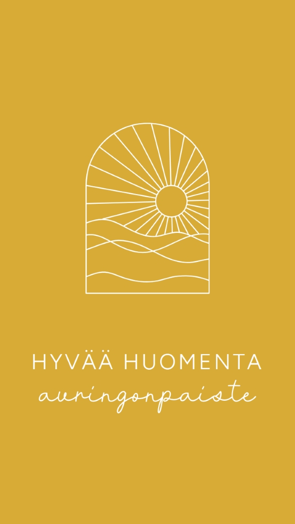 Huomenta, auringonpaiste yellow modern,minimal,lines,simple,waves,sun