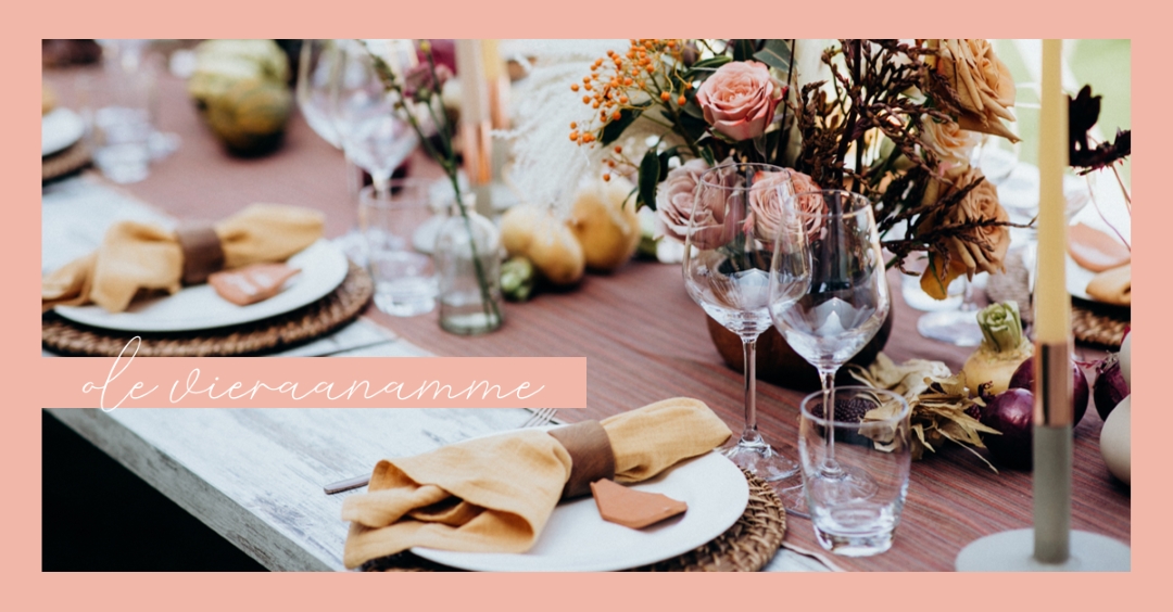 Kutsumme sinut vieraaksemme pink minimal,bright,feminine