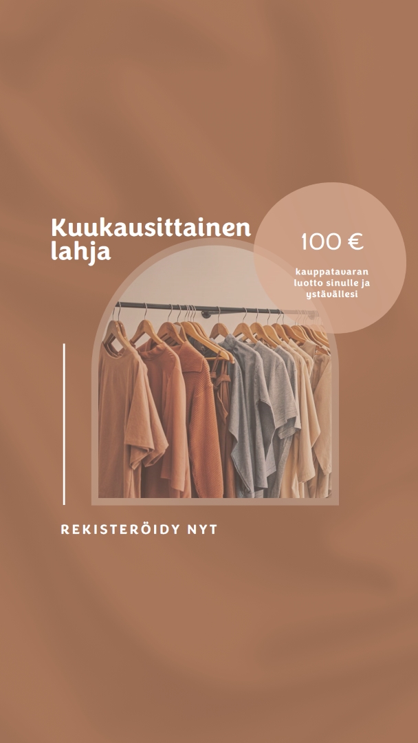 Terrakottatekstiilit brown organic-simple