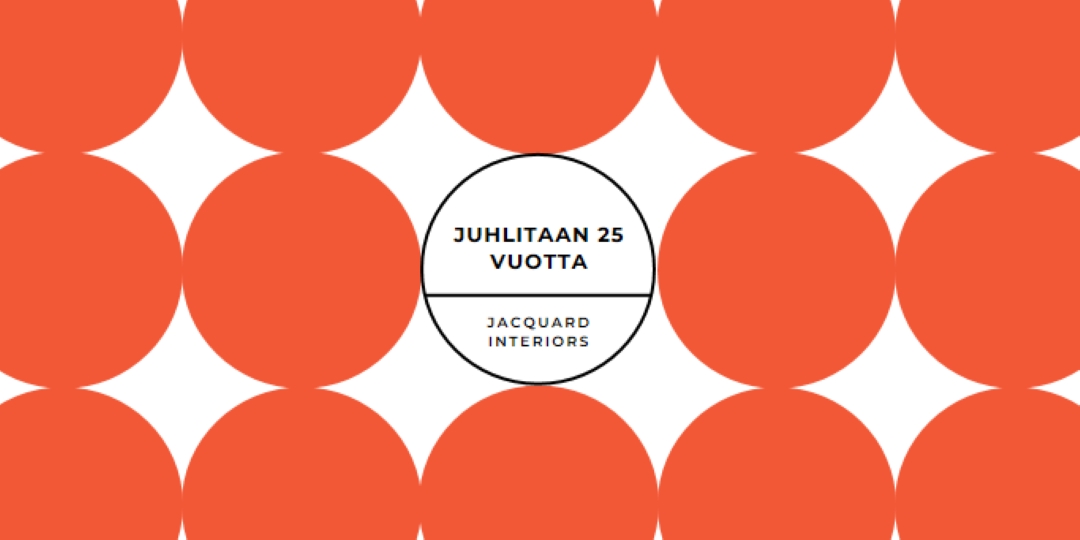 Juhlitaan 25 vuotta orange modern-geometric-&-linear