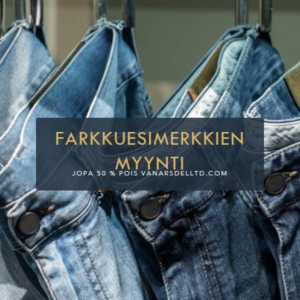 Trendikäs farkku blue modern-simple