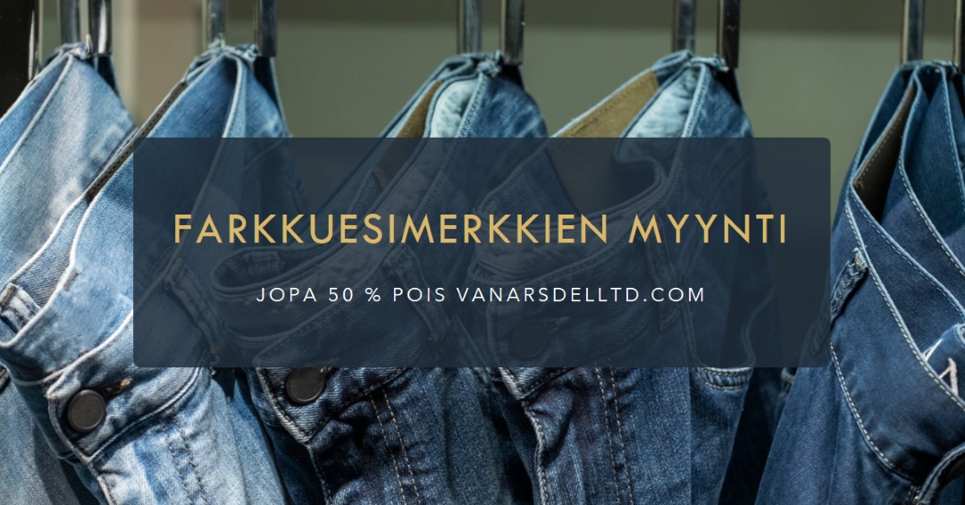Trendikäs farkku blue modern-simple
