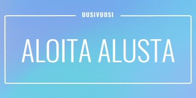 Aloita alusta blue modern-bold