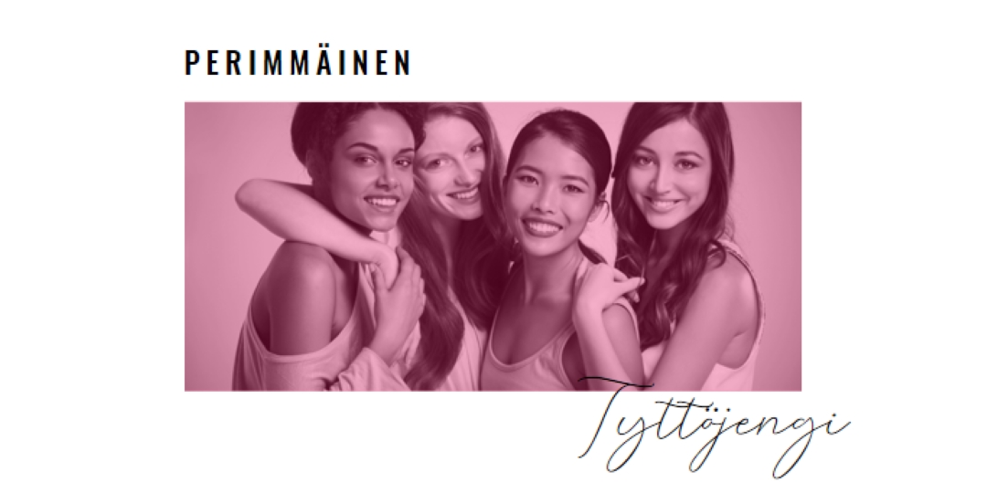Tyttöjengi white modern-simple