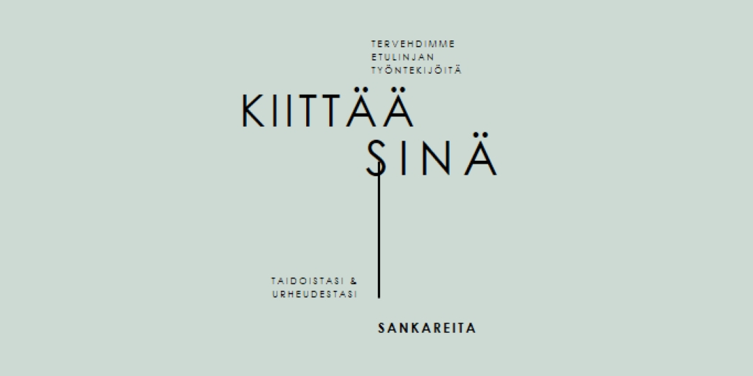 Tervehdimme sinua gray modern-simple