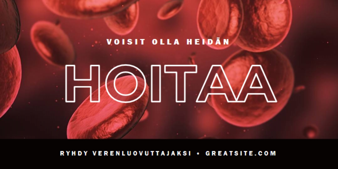 Ryhdy verenluovuttajaksi red modern-simple