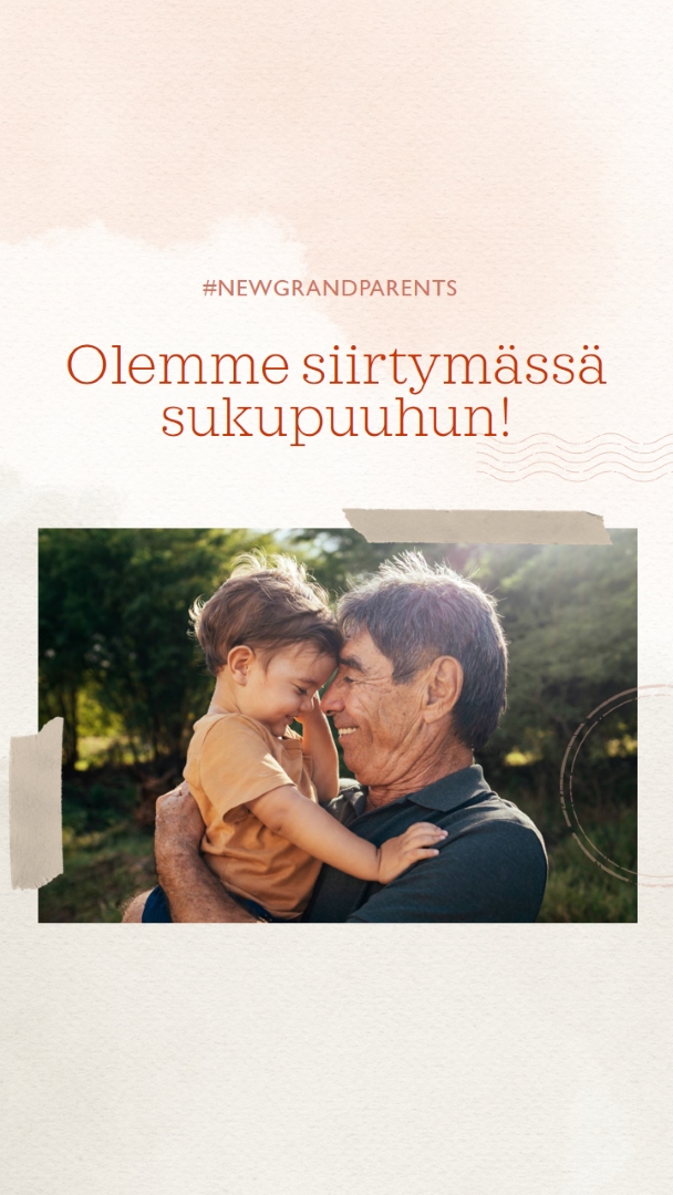 Olemme siirtymässä sukupuuta ylöspäin. orange watercolor,vintage,scrapbook,collage,retro,simple