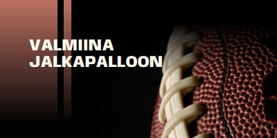 Valmiina jalkapalloon brown modern-simple