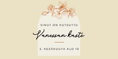 Kastekutsu yellow vintage-botanical