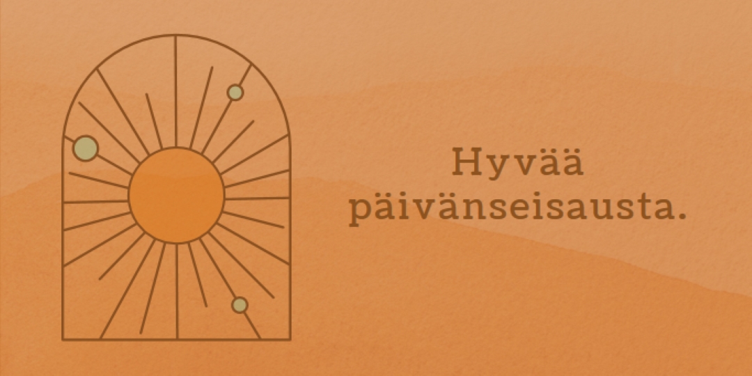Hyvä päivänseisaukseen orange organic-boho
