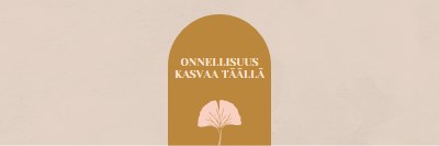 Onnellisuus kasvaa täällä gray organic-boho