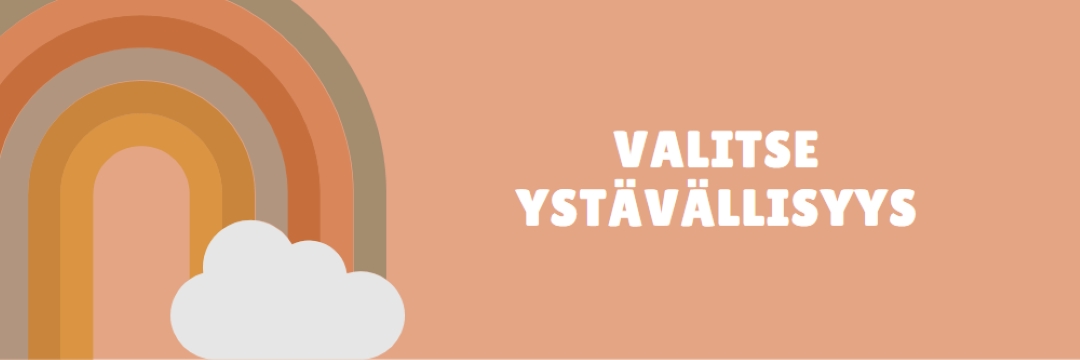 Sateenkaaren yllä orange organic-simple