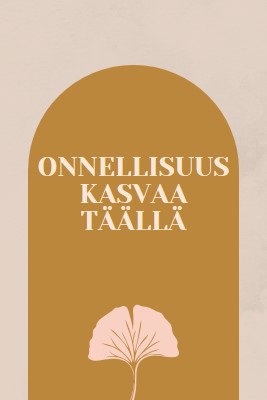 Onnellisuus kasvaa täällä gray organic-boho