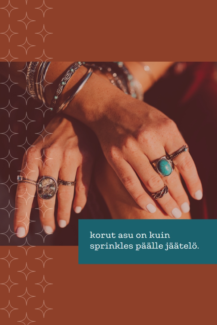 Kauniita pieniä asioita brown organic-boho