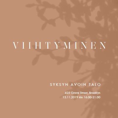 Viihtyminen brown modern-simple