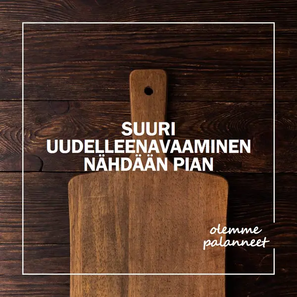 Olemme palanneet brown modern-simple