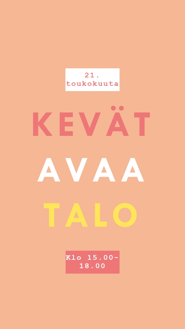Kevät pastellit orange modern-simple
