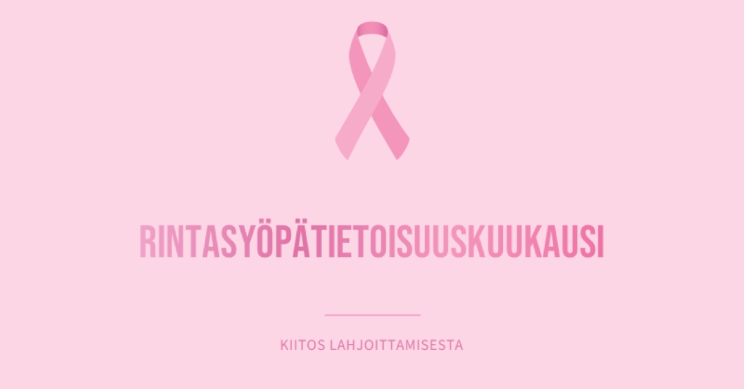 Rintasyöpätietoisuuskuukausi pink modern-simple