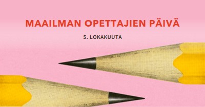 Ominaisuuden opettajat pink modern-bold