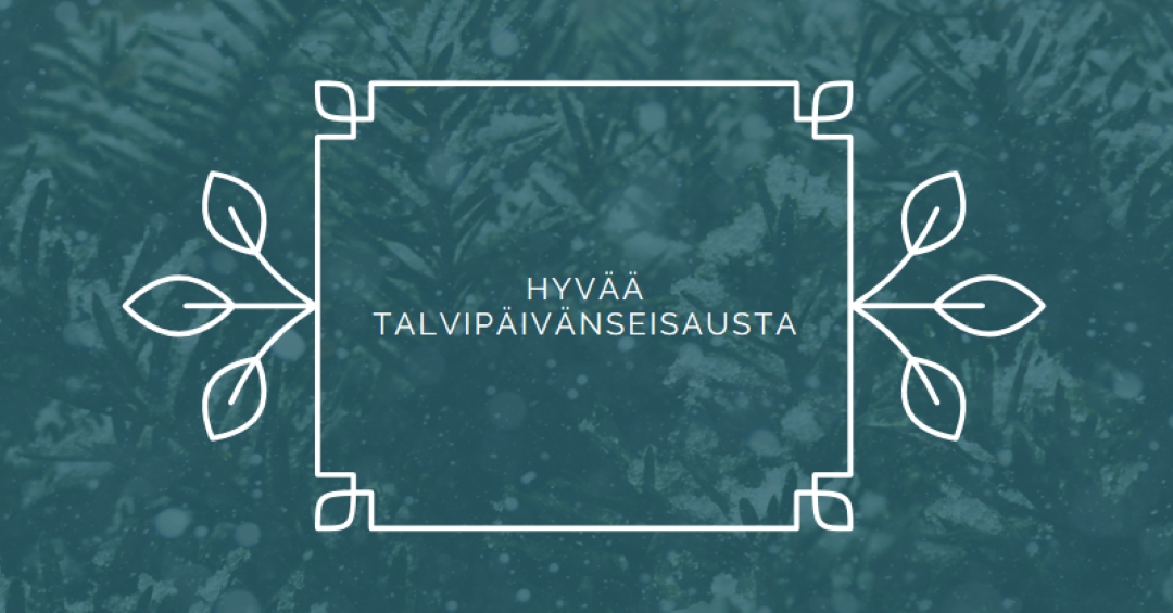 Talvipäivänseisaus green modern-simple