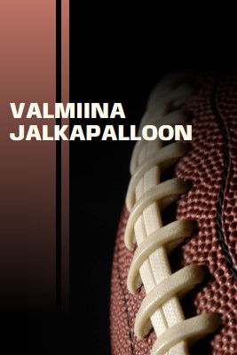 Valmiina jalkapalloon brown modern-simple