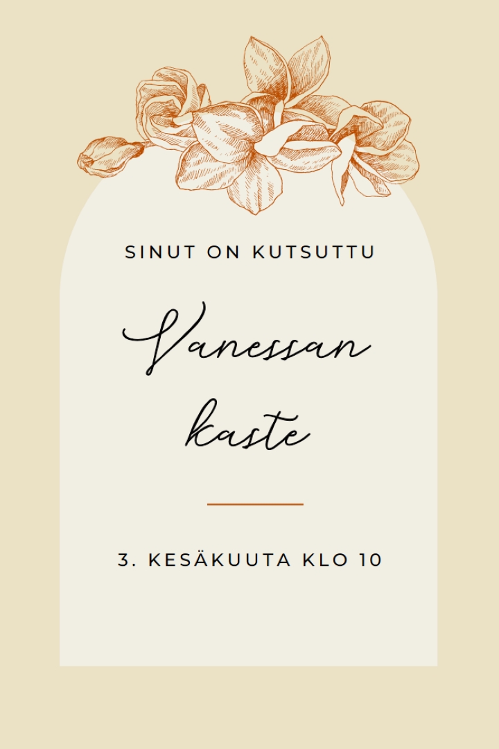 Kastekutsu yellow vintage-botanical