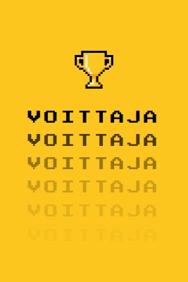 Trophy-elämä yellow vintage-retro